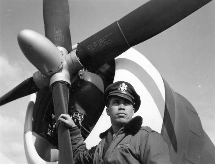 Photos of the pilots of the 82nd Fighter Squadron